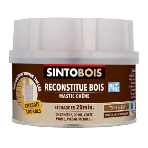 SINTOBOIS — Pâte à bois charges lourdes chêne 550 g