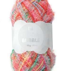 CREATIVE BUBBLE — Fil à crocheter éponge 50 g multicolore