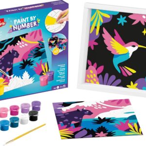 MAPED CREATIV — Peinture au numéro Léopard et Oiseau