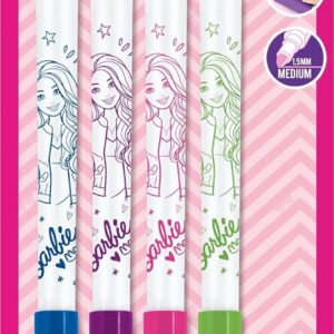 MAPED Marker’Peps — 4 marqueurs fins effaçables Barbie