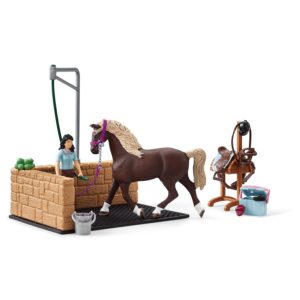 SCHLEICH Horse Club — Box de lavage pour chevaux Emily & Luna