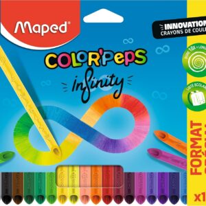 MAPED Color'Peps Infinity — Crayons de couleur x18