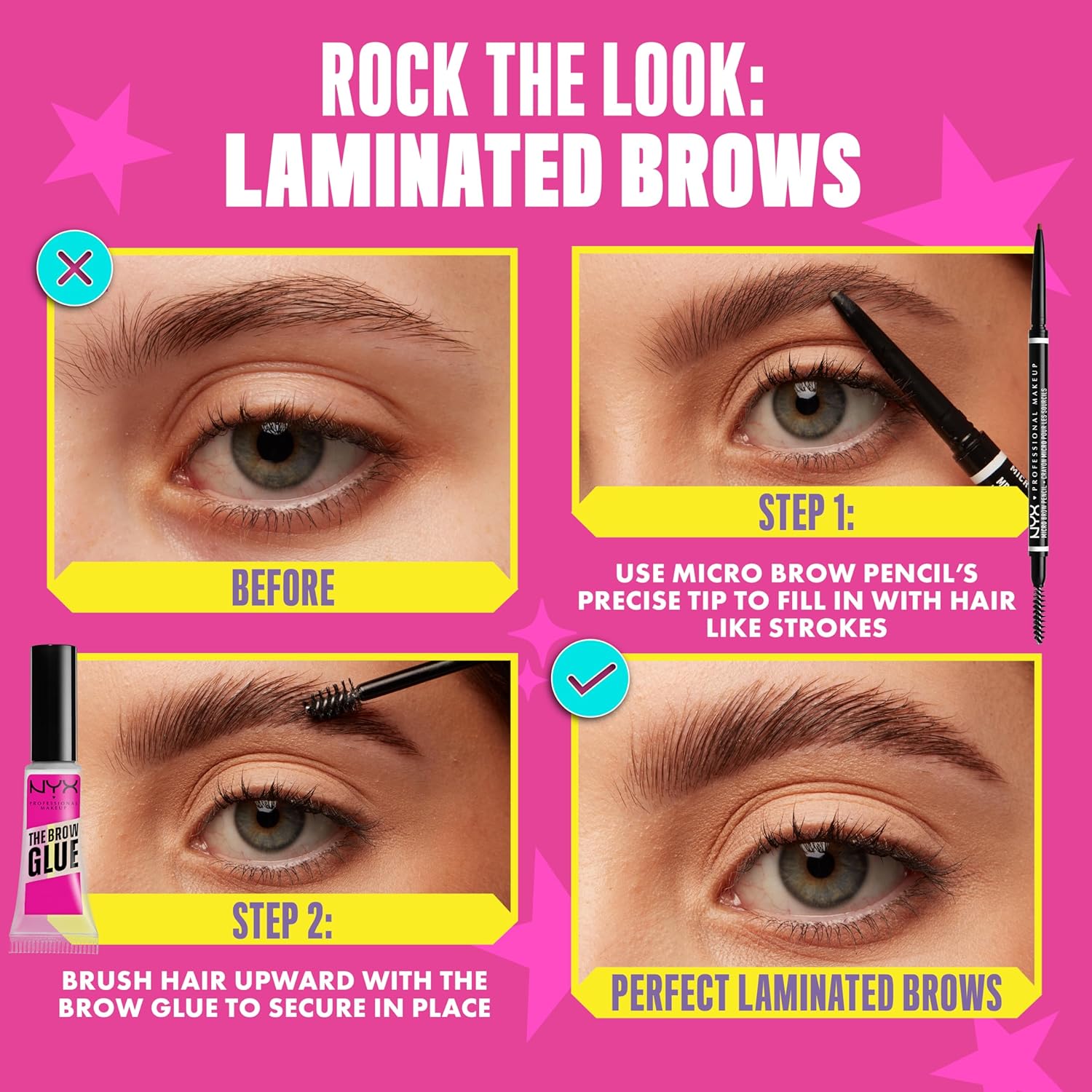 NYX PROFESSIONAL MAKEUP — Crayon à sourcils Micro Brow Blonde – Image 6