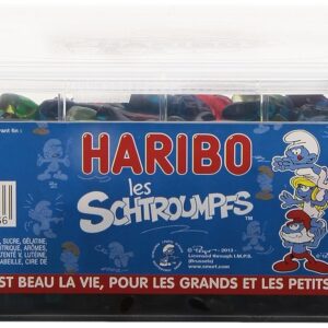 HARIBO Les Schtroumpfs — Boîte de 210 bonbons sans colorants