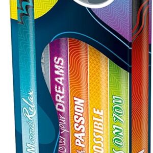 MAPED Black'Peps Energy — Crayons à papier HB avec gomme x6