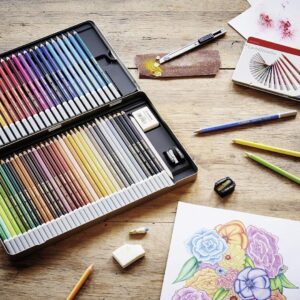 Alternative view of STABILO CarbOthello — Crayons de couleur pastel, boîte métal 36