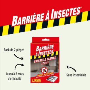 Alternative view of Barrière à Insectes — Pièges collants anti-cafards lot de 2