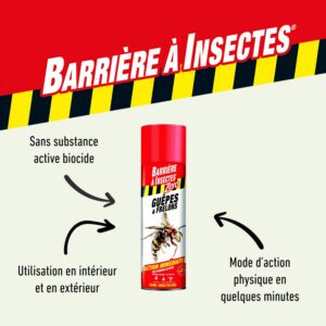 Alternative view of NC — Aérosol barrière à insectes guêpes et frelons 400 ml