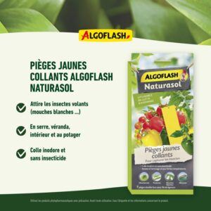 Alternative view of ALGOFLASH NATURASOL — Pièges à insectes jaunes collants x7
