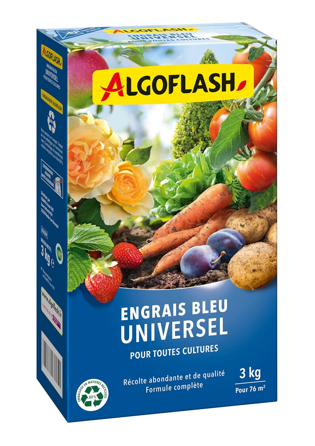 ALGOFLASH — Engrais bleu universel 3 kg