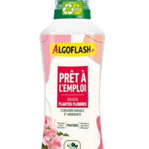 ALGOFLASH — Engrais liquide plantes fleuries prêt à l'emploi 1 L