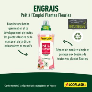 Alternative view of ALGOFLASH — Engrais liquide plantes fleuries prêt à l'emploi 1 L