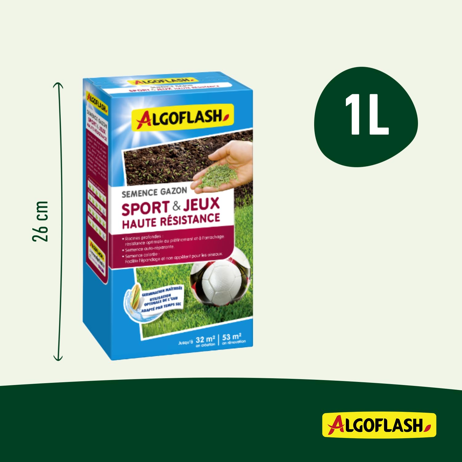 ALGOFLASH — Semence gazon Sport & Jeux 2,5 kg – Image 3