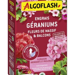 ALGOFLASH — Engrais géraniums et fleurs de balcons 800 g