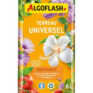 ALGOFLASH — Terreau universel 6 L utilisable en agriculture bio