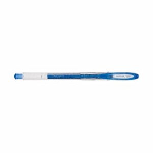 Uni-Ball Signo UM120SP Stylo roller à encre gel à pointe large 1 mm Bleu pailleté