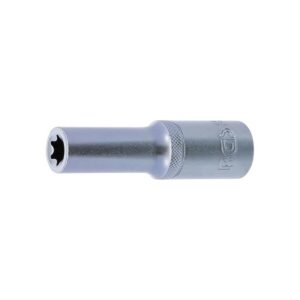 BGS 6442 | Douille pour clé, profil E, longue | 12,5 mm (1/2") | E12