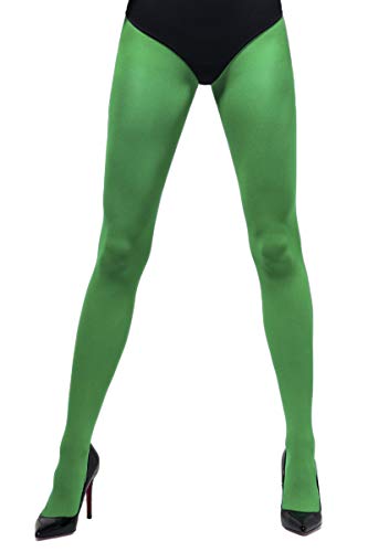 Smiffys Collant opaque, vert Halloween