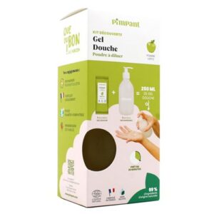 KIT DÉCOUVERTE GEL DOUCHE POMME VERTE (1 BOUTEILLE 300 ml + 1 STICK 25 gr)