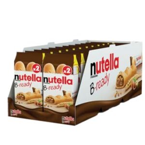 Nutella B-ready – Biscuits Fourrés à la Pâte à Tartiner Nutella® – Gaufrette pour le Goûter – 24 x 2 barres