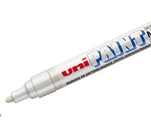 Marqueur à Peinture Moyenne Mitsubishi Uni Px-20 Bullet Tip - Blanc