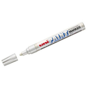 Marqueur à Peinture Moyenne Mitsubishi Uni Px-20 Bullet Tip - Blanc