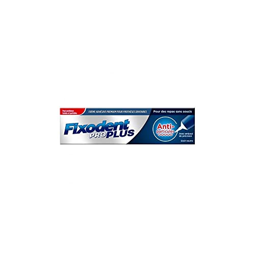 Fixodent pro plus anti-particules crème adhésive premium pour prothèses dentaires 57g