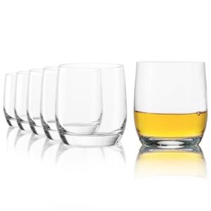 Stölzle Lausitz Verres à Whisky D.O.F. Weinland Lot de 6, 350ml – Verres Cristal Élégants – Verres Sans Plomb, Résistants aux Chocs et Lave-Vaisselle, Idéal pour Cocktails, Whisky et Bourbon