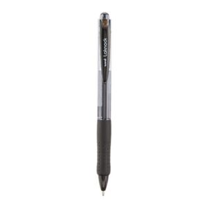 uni-ball SN100/14N Laknock Stylo à bille rétractable extra large Noir