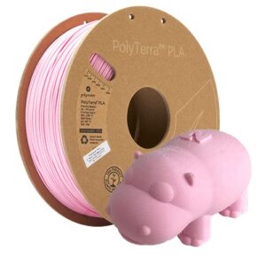 Polymaker 70908 PolyTerra Filament PLA Faible teneur en Plastique 1.75 mm 1000 g Rose Sakura 1 pc(s)