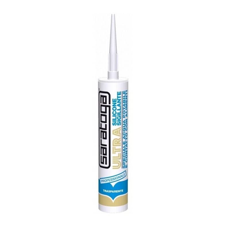 Saratoga Silicone scellant pour eau potable et aliments Cartouche 300 ml