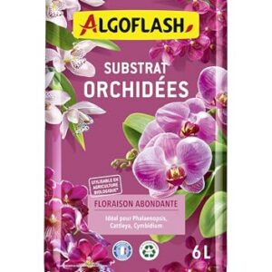 Algoflash Substrat Orchidées, Utilisable en Agriculture Biologique - 6 L