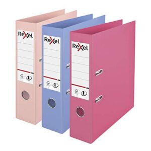 Pack : EXACOMPTA PVC-Ordner Premium, DIN A4, 70 mm, perlweiß + Exacompta - Réf. 53707E - 1 classeur à levier A4 Prem'Touch - Dos de 70 mm - Mécanique 75 mm - Dimensions extérieures : 32 x 29 x 7 cm - Format à classer A4 - Coloris : Lilas + EXACOMPTA