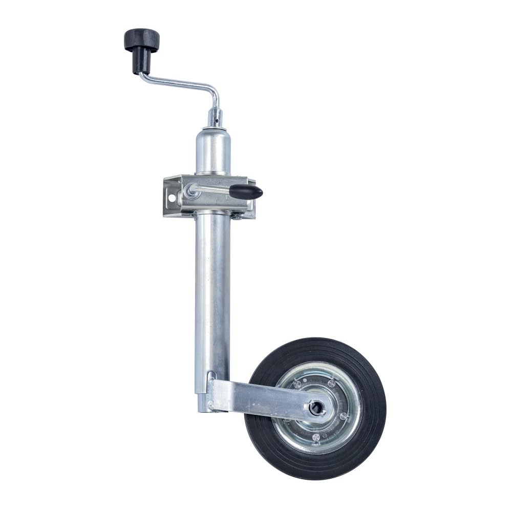 Autobest Roue Jockey diamètre 200mm - Bride de Fixation diamètre 48mm