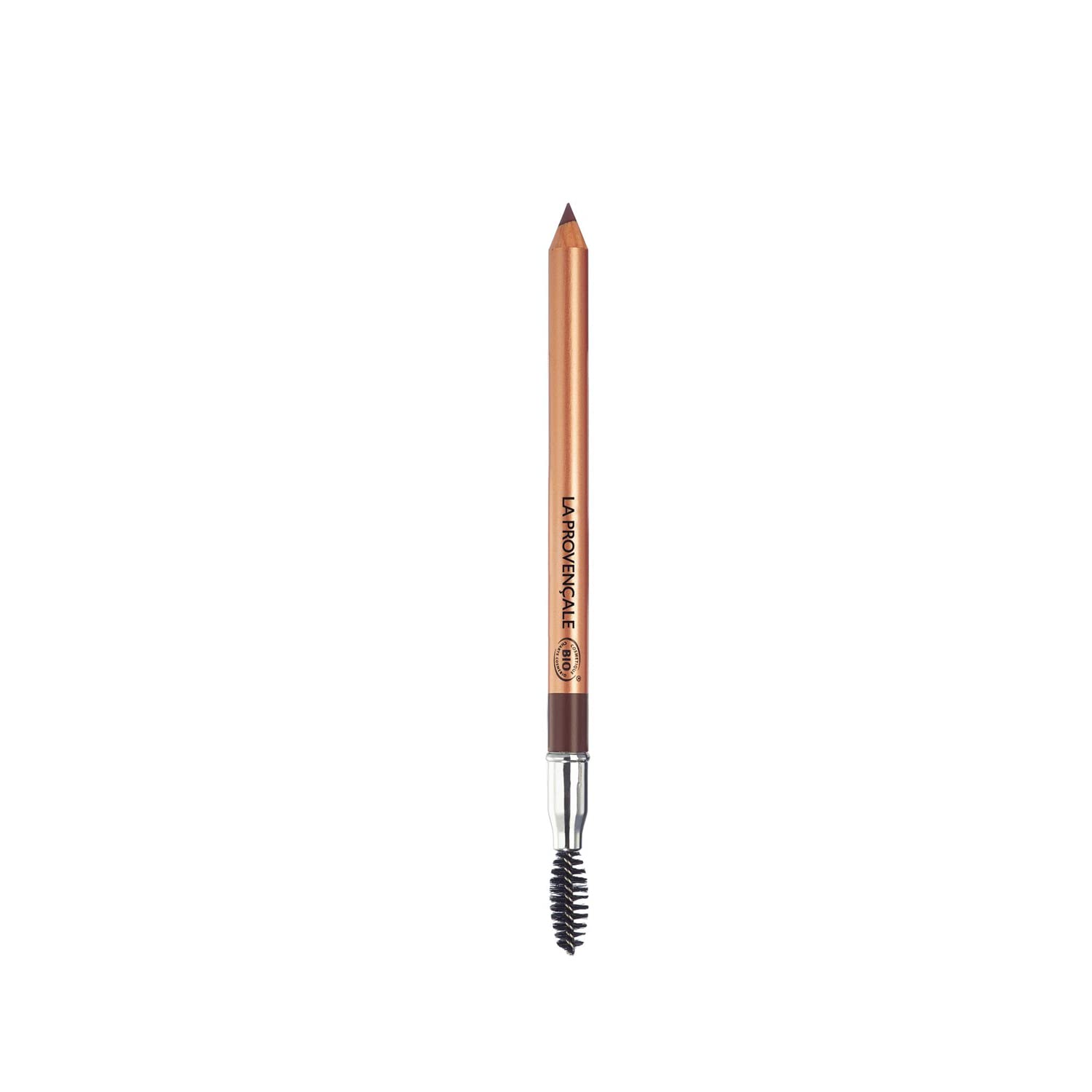 La Provençale Bio - Le Crayon Sourcils Certifié Bio - 100% d'ingrédients d'origine naturelle - Pour un Regard Intense & Profond - Teinte : Châtain (02)