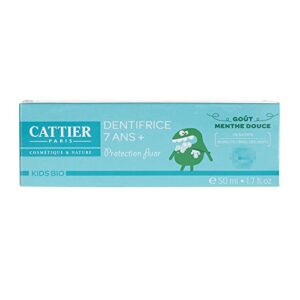 Cattier kids bio dentifrice 7 ans+ menthe douce 50ml