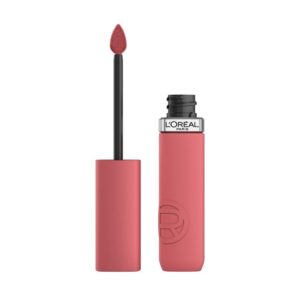 L'Oréal Paris - Rouge à Lèvres Liquide - Couleur Intense & Fini Mat - Longue Tenue - Sans Transfert - À L'Acide Hyaluronique - Infaillible Matte Resistance - Teinte : 120 Major Crush
