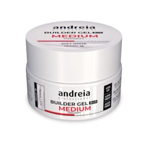 Andreia Gel de construction 3en1 SOFT WHITE 22g VEGAN moyenne viscosité