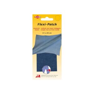 Kleiber 30474 Écusson flexible, 10 x 20 cm, rustine élastique à découper et à repasser en intérieur (jeans)