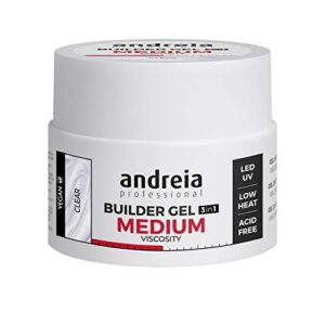Gel de Construction 3 en 1 Viscosité Moyenne Clear 44 g - Vegan