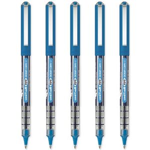 uni-ball Eye Ocean Care UB-157ROP Lot de 5 stylos roller à pointe fine 0,7 mm Encre bleue résistante à l'eau