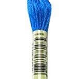 DMC Fil à broder de 8 m, couleurs variées, Coton, Couleur 3843, 8.7-Yards