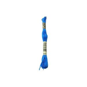 DMC Fil à broder de 8 m, couleurs variées, Coton, Couleur 3843, 8.7-Yards