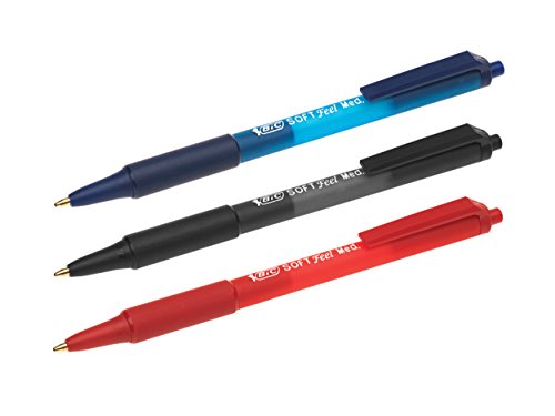 Bic - Soft Feel Clic Grip - Blister de 3 Stylos-billes - Noir – Image 7