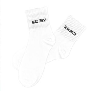 STC Chaussettes blanches beau gosse homme