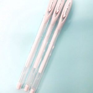 Uni-ball Signo Angelic UM-120AC Gel Ink Pen 0.7 mm, White Ink, 3 pens per Pack by Uni-ball