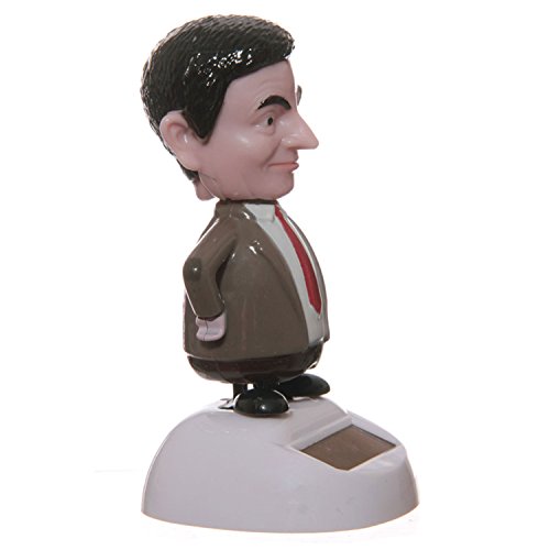 Puckator FF46 Figurine Solaire Mr Bean, 5,5 x 5 x 10,5 cm, Kaki/Blanc/Rose/Rouge/Noir – Image 2