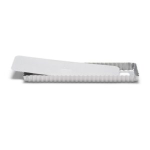 Patisse 2048305 Tourtière à Fond Amovible 35 x 1 1 x 2,5 cm, Gris