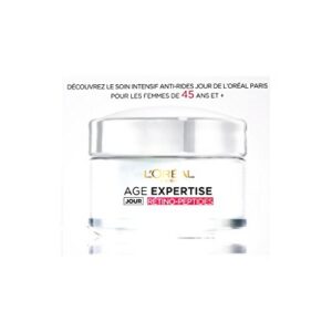 Alternative view of L'Oréal Paris - Crème de Jour Anti-Âge Hydratante - Soin Anti-Rides Intensif - Enrichi en Rétino-Peptides - Pour Peaux Normales à Mixtes - À partir de 45 ans - Age Expertise - 50 mL