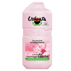 Ushuaïa Douche Soin Hydratante au Lait de Riz et Fleur de Sakura 280ML